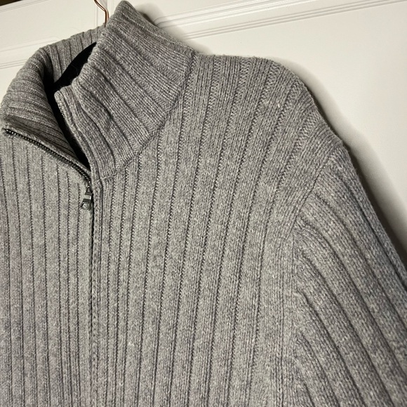 Vintage Banana Republic Lambswool Cashmere Full Zip Sweater - Picture 3 of 11